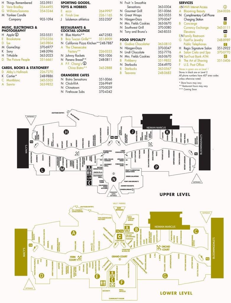 mapa trgovačkom centru Vijekova