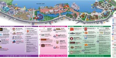 U centru Disney Orlando mapu